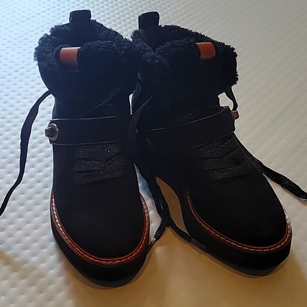 Coach Black Booties Size 5.5